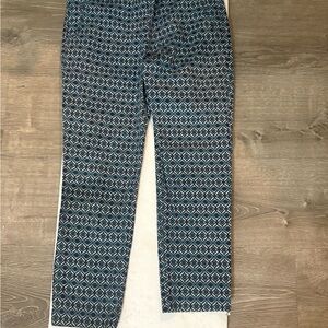 Adrianna Papell Men's Geometric Blue Chinos
